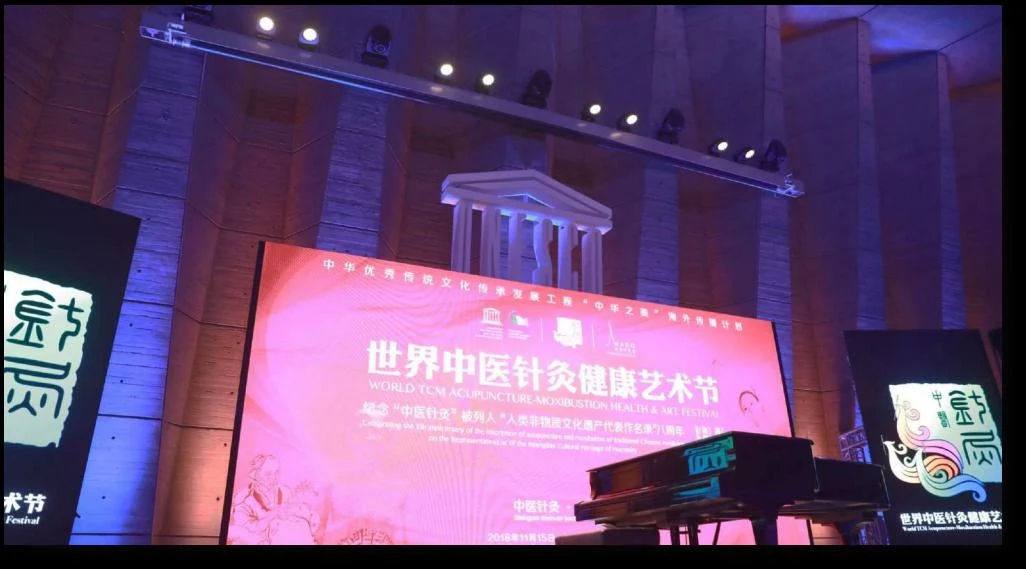 2018 世界中医针灸健康艺术节现场